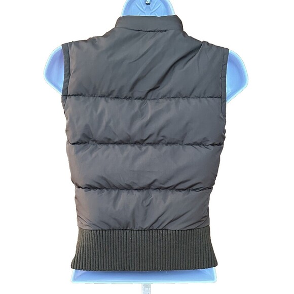 Abercrombie Kids Girls Brown Down Feather Puffer Vest Size Medium - Picture 2 of 6